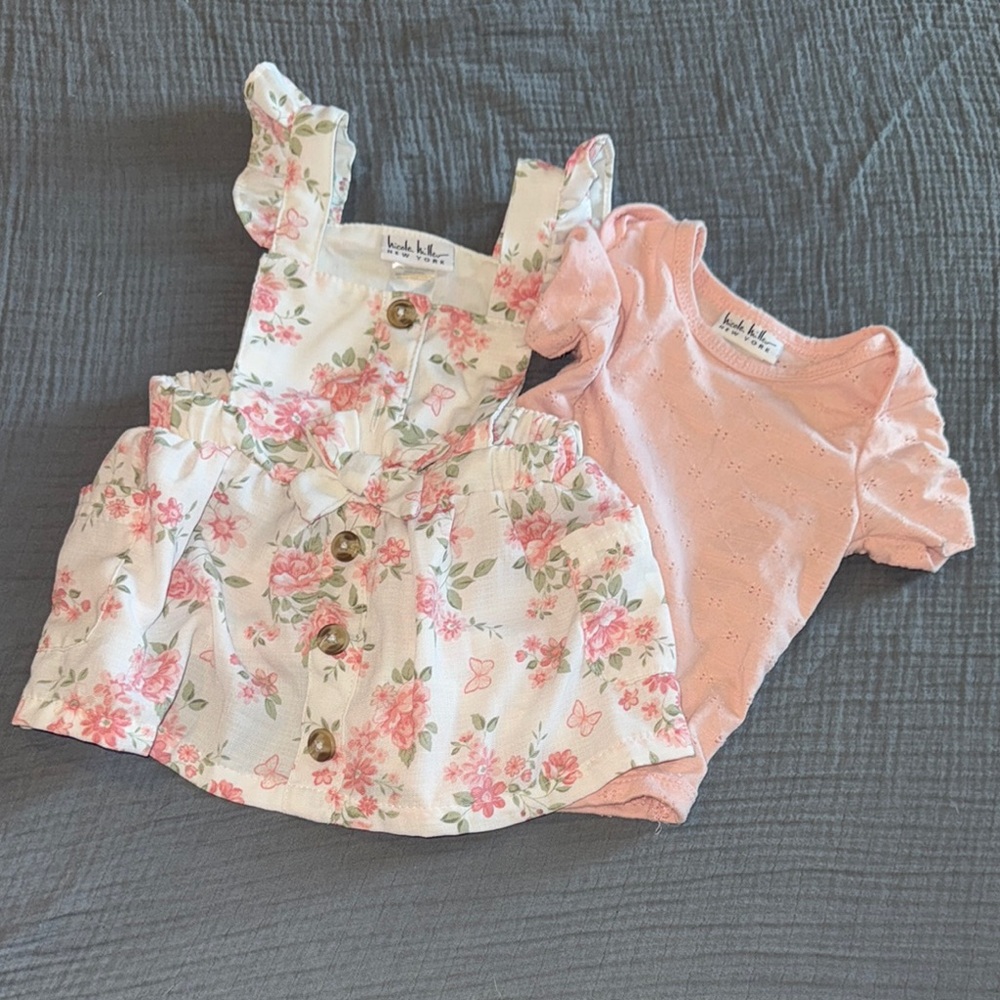Floral Baby Outfit Set